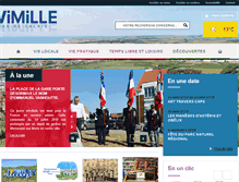 Tablet Screenshot of mairie-wimille.fr